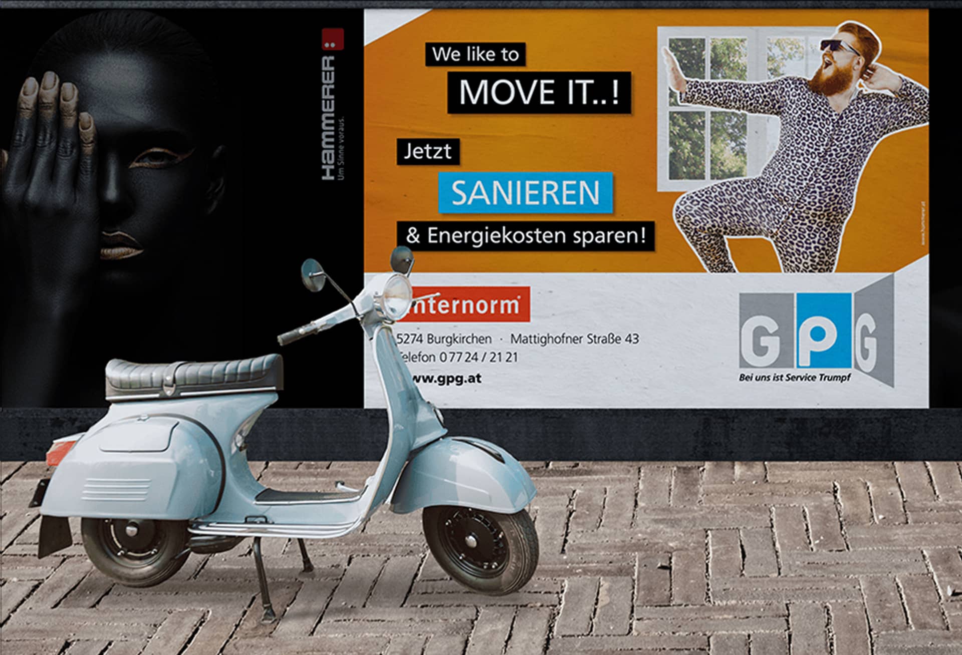 16 Bogen Plakat von GPG Außenwerbung