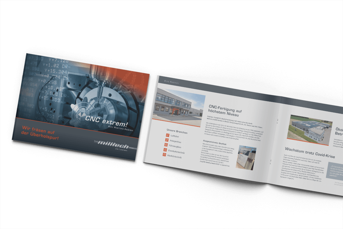 Direktmailing Milltech Broschüre