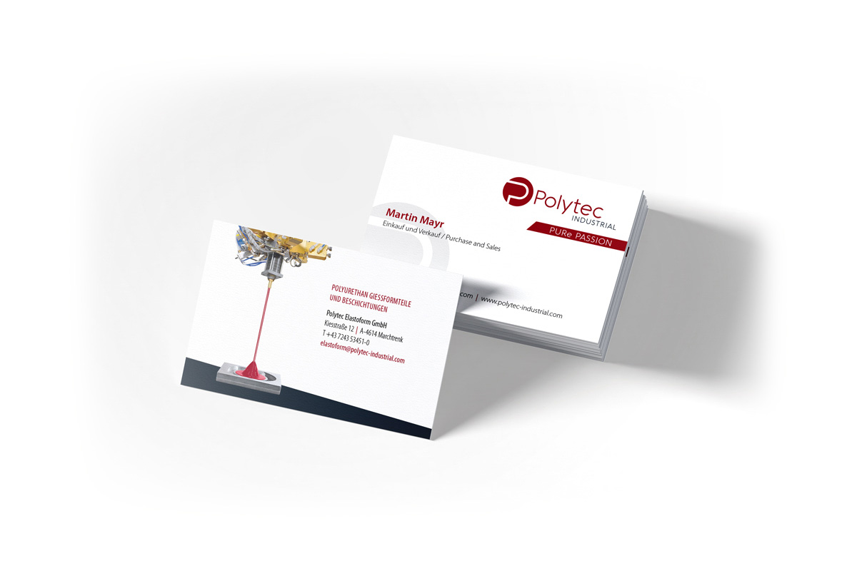 Polytec Visitenkarten