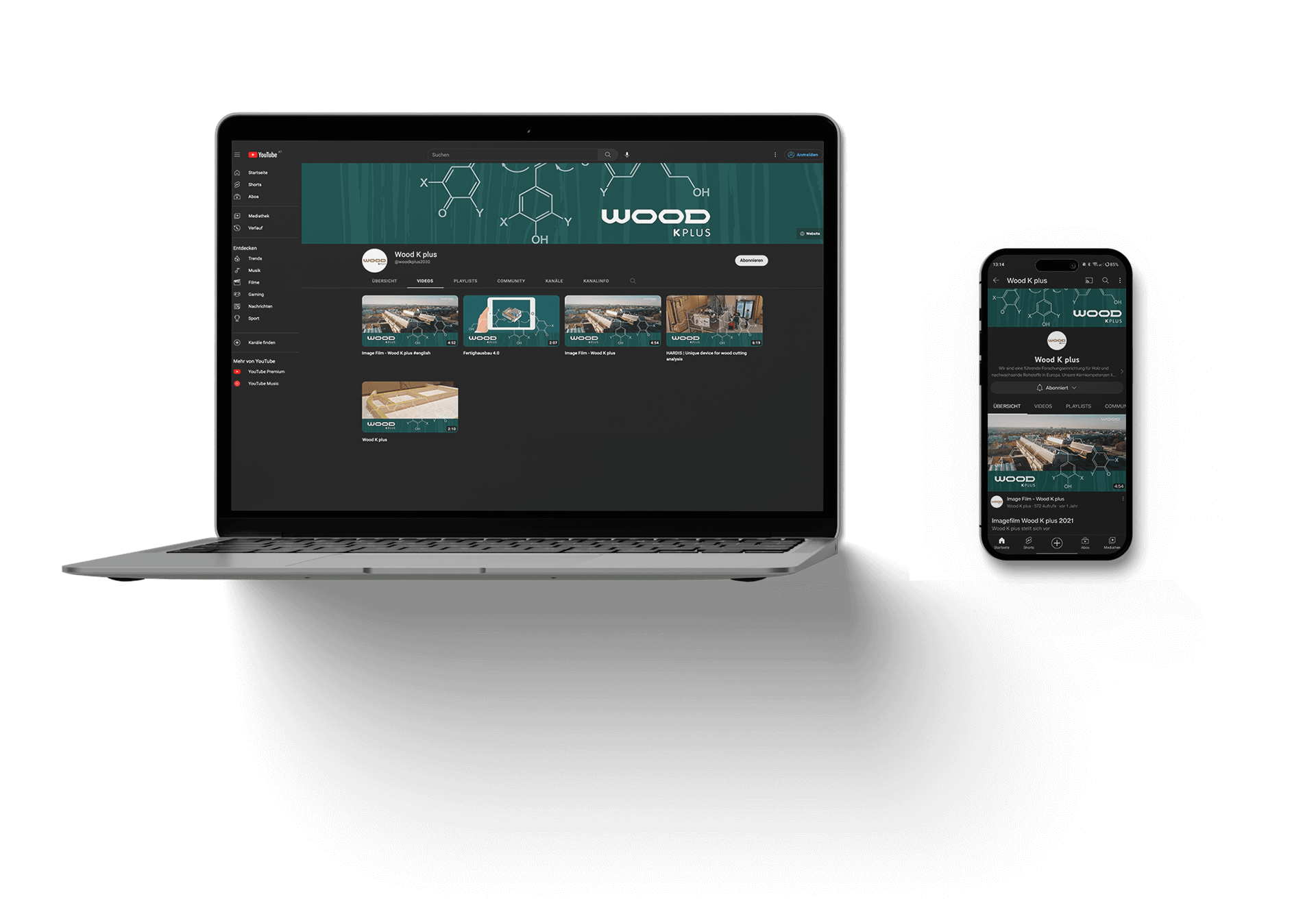 Wood k Youtube Kanal Branding