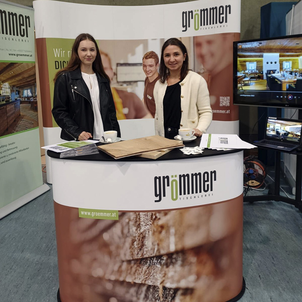 Kompakter Messestand Grömer